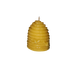 Beeswax Beehive Skep Candle (Small)