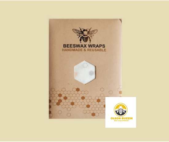Eco Friendly Beeswax Wraps Pack of Three-Honeycomb
