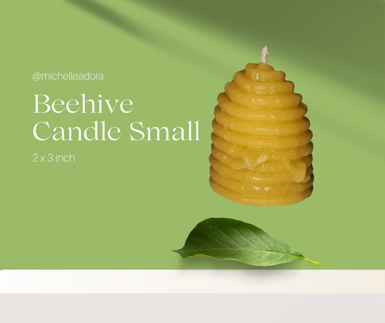 Beeswax Beehive Skep (Small) 2 x 2.5 inch