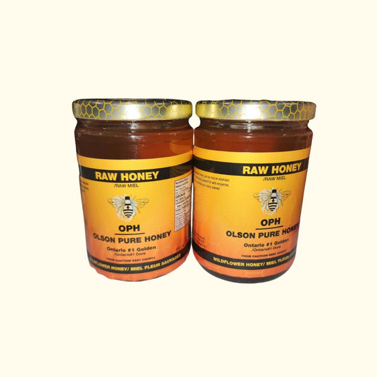 2-500 g Raw Honey