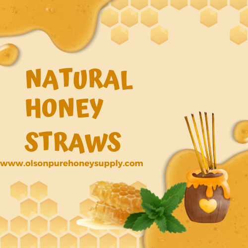 Set of 5 Honey Straws | Wildflower